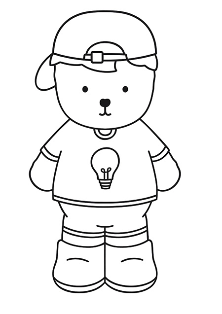 Leozinho Bobbie Goods Para Colorir