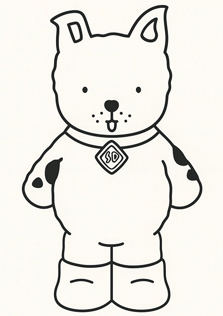 Bobbie Goods Scooby Doo Para Colorir