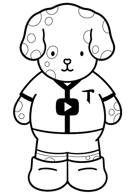 bobbie goods do taspio para colorir