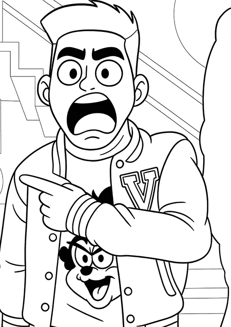 Vinibug Desenho Para Colorir e Imprimir